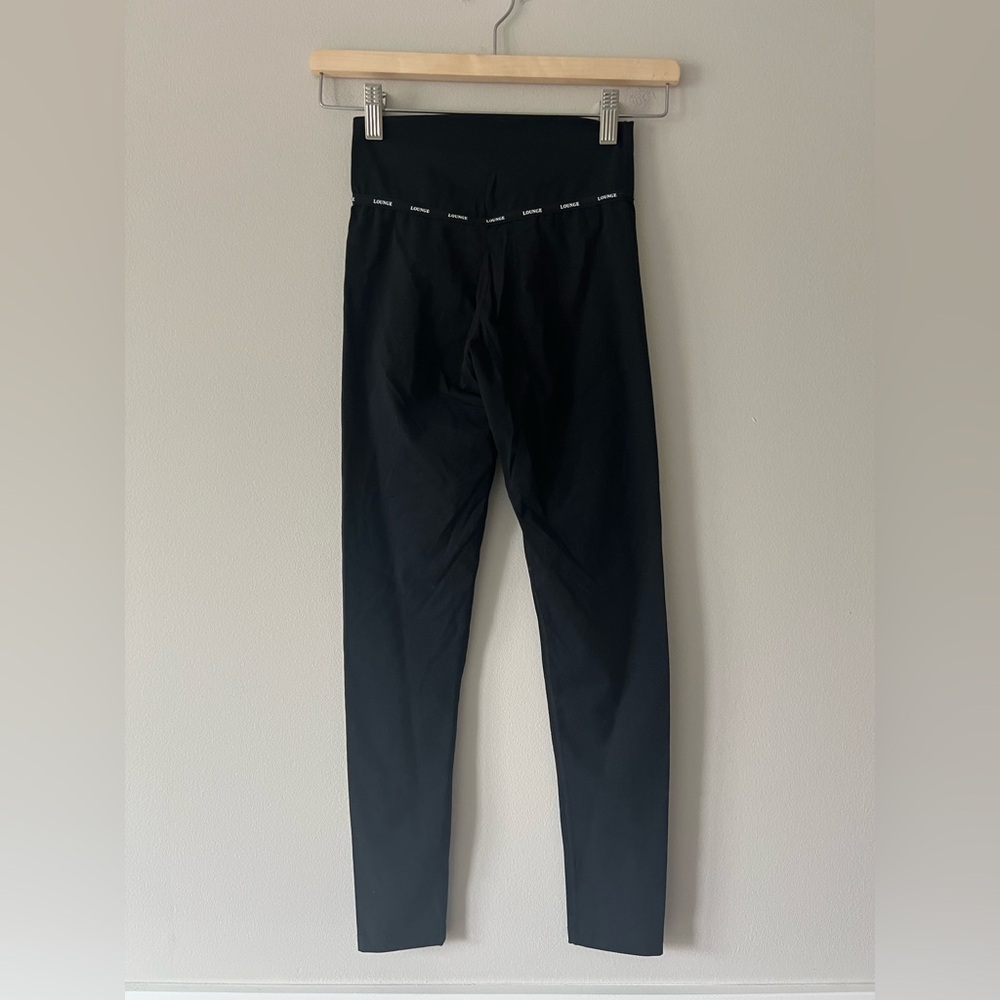 Lounge Black Minimal Leggings Women’s Size S | Seamless High Waist Athleisure